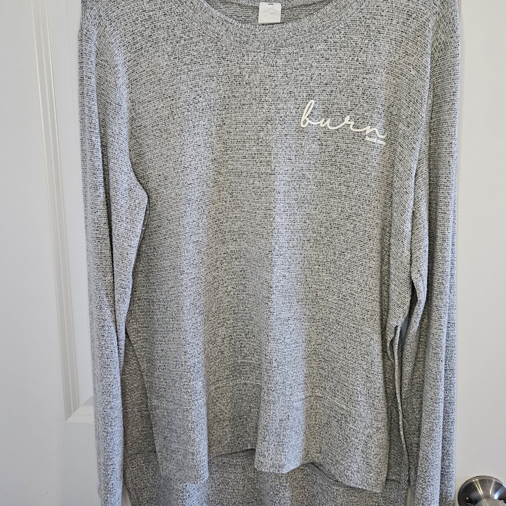 Burn Women's Heather Gray Long Sleeve Tunic